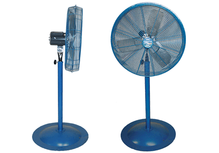 pedestal cage fan | warehouse fans | material handling products